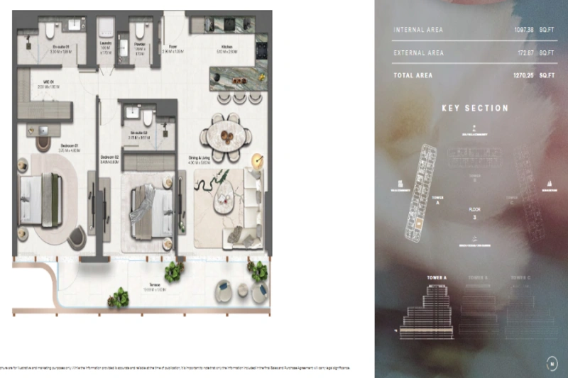 Atemberaubende Wohnung mit Pool und Panoramablick für Einzelpersonen, Paare oder Studenten!