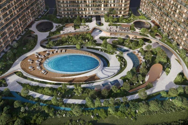 Atemberaubende Wohnung mit Pool und Panoramablick für Einzelpersonen, Paare oder Studenten!