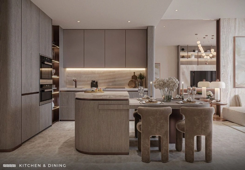 Luxus Duplex mit 4 Schlafzimmern: Versace Ceramics, Infinity Pool!