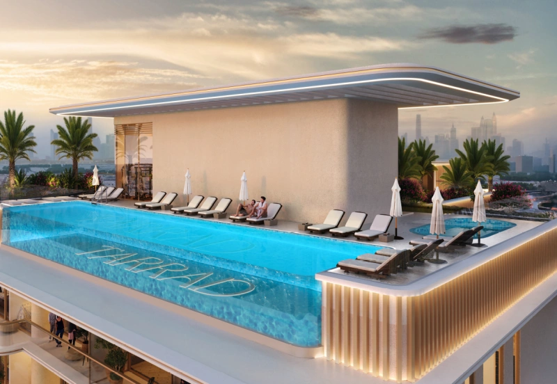 Modernes Design in 1-Zimmer Apartment am Stadtrand mit Balkon und Parkblick