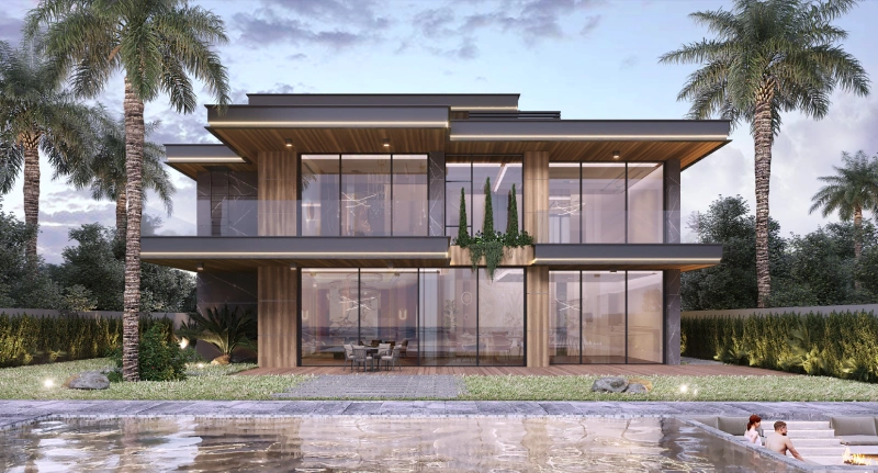 Exquisites Design, erstklassige Annehmlichkeiten! Traumvilla mit 5 Schlafzimmern in Canal Villa.