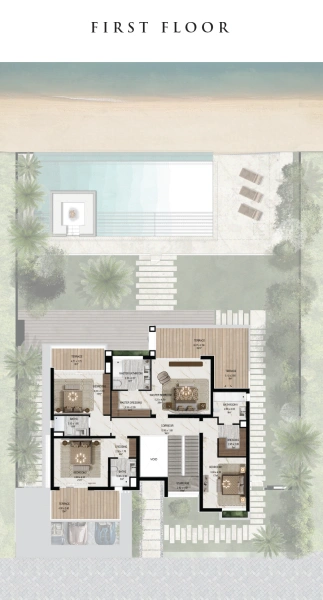 Exquisites Design, erstklassige Annehmlichkeiten! Traumvilla mit 5 Schlafzimmern in Canal Villa.