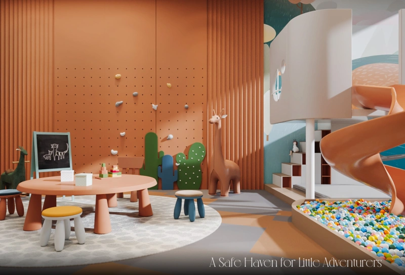 Geräumiges Studio-Apartment mit modernem Design und stilvollem Layout.