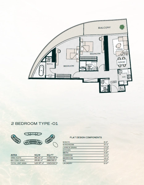Traumhaftes 2-Zimmer Luxusapartment mit Resort-Feeling und atemberaubendem Ausblick