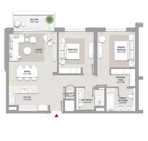 Traumhaftes 2-Zimmer-Apartment: Resort-Feeling inklusive!