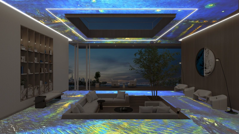 Lichtdurchflutete 1-Zimmer-Wohnung mit atemberaubendem Ausblick und hochwertigen Porzellanfliesen