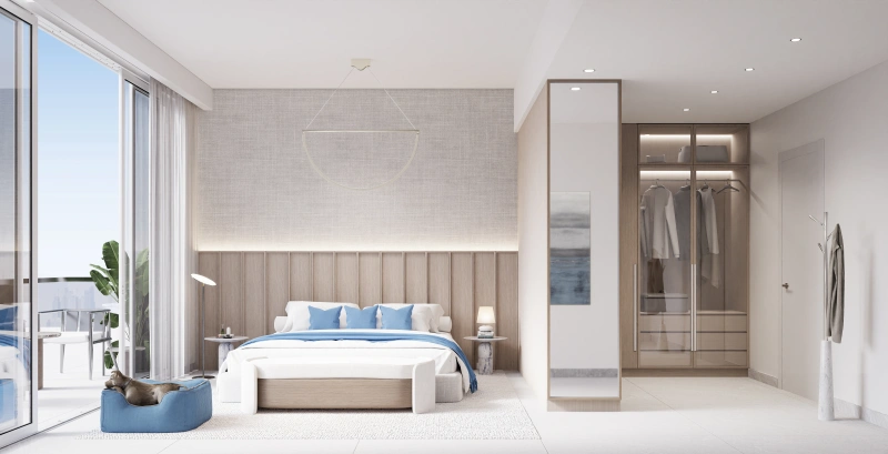 Lichtdurchflutete 1-Zimmer-Wohnung mit atemberaubendem Ausblick und hochwertigen Porzellanfliesen