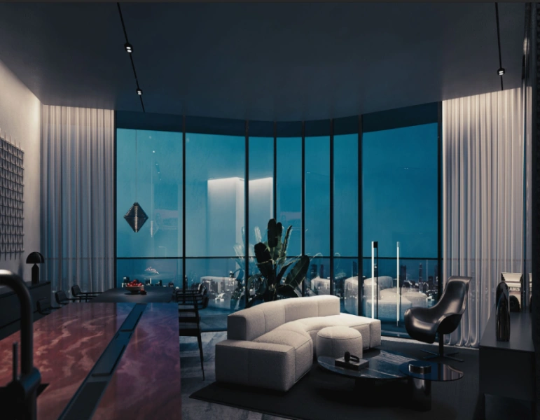 Modernes Drei-Zimmer-Apartment mit stilvollem Design