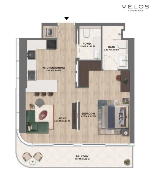 Gemütliches 1-Zimmer-Apartment in fantastischer Gemeinschaft!