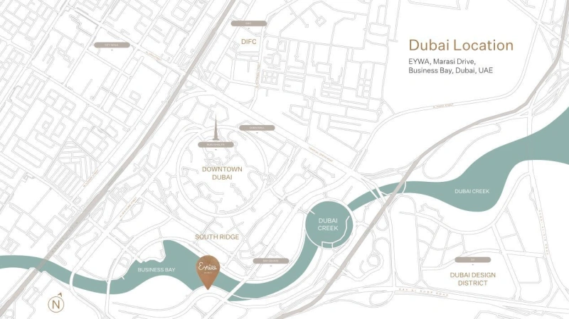 Exklusive 4-Zimmer-Wohnung in Top-Lage Business Bay mit nachhaltiger Architektur!