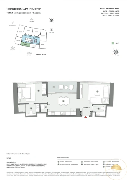 limited edition 2-room residence for luxury living!