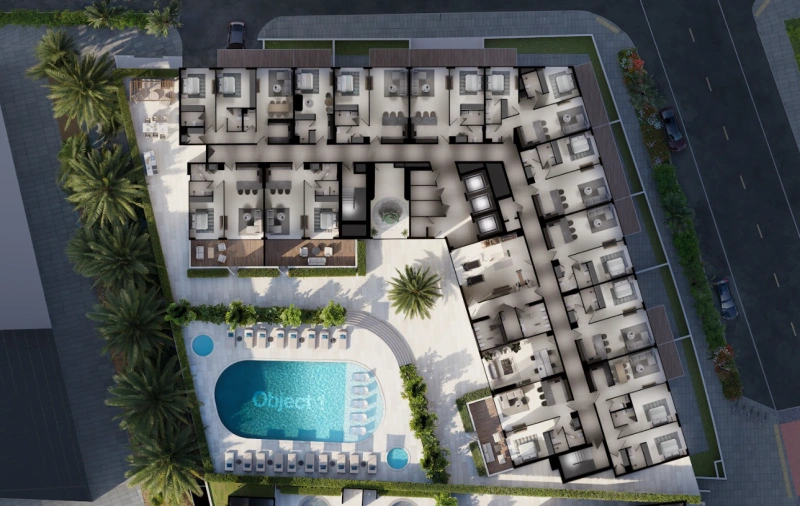 1-Bedroom Apartment in "IR1DIAN PARK 2 Living"