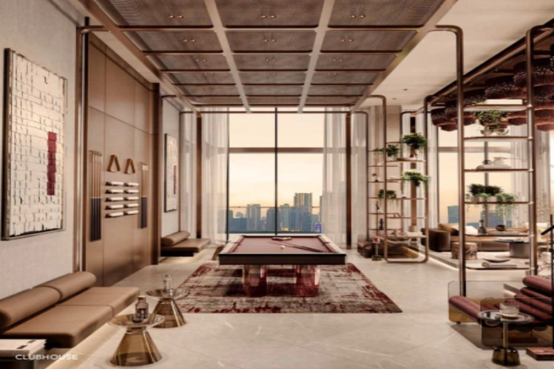 Atemberaubende Drei-Zimmer-Wohnung mit Pool und Panoramablick