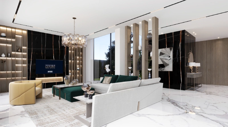 Luxus-Apartment mit 5 Schlafzimmern, Hausmädchenzimmer und eigenem Bad, riesigem Grundriss