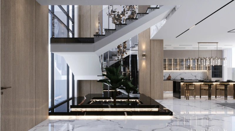 Luxus-Apartment mit 5 Schlafzimmern, Hausmädchenzimmer und eigenem Bad, riesigem Grundriss