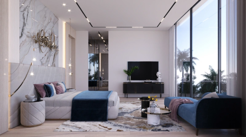 Luxus-Apartment mit 5 Schlafzimmern, Hausmädchenzimmer und eigenem Bad, riesigem Grundriss