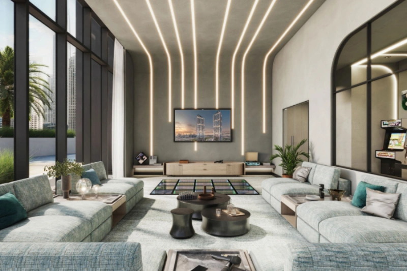 Stilvolles Ein-Zimmer-Apartment mit modernem Design