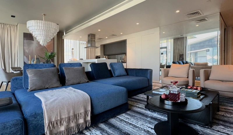 Luxuriöses 3+1 Schlafzimmer Apartment in Bluewaters Residences 6 - Teilweiser Meerblick!