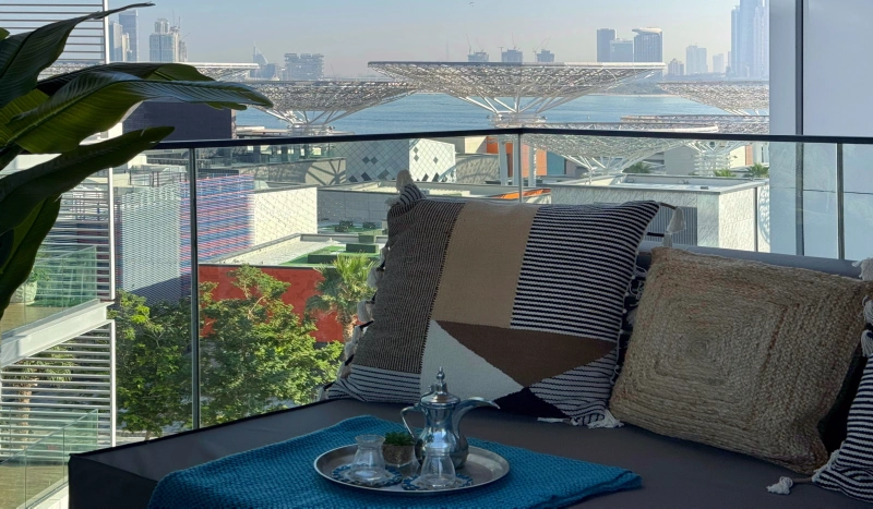 Luxuriöses 3+1 Schlafzimmer Apartment in Bluewaters Residences 6 - Teilweiser Meerblick!