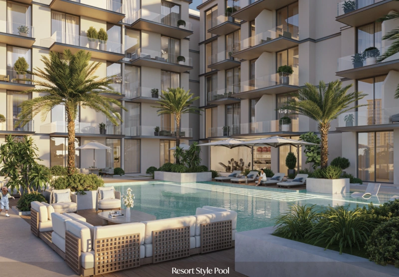 Modernes Wohnen mit Design-orientierter Architektur und Resort-Charakter in JVC!