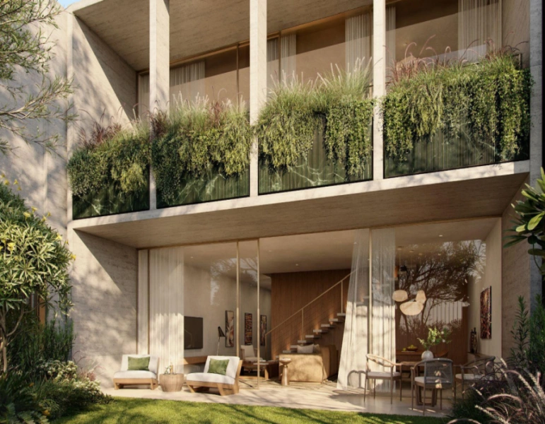 Stilvolles Stadthaus mit drei Schlafzimmern und modernem Design