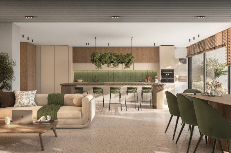 Atemberaubendes Einfamilien-Apartment mit Dienstmädchenzimmer, Pool und Panoramablick