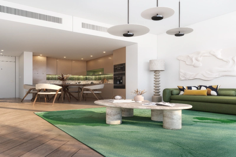 Atemberaubendes Einfamilien-Apartment mit Dienstmädchenzimmer, Pool und Panoramablick