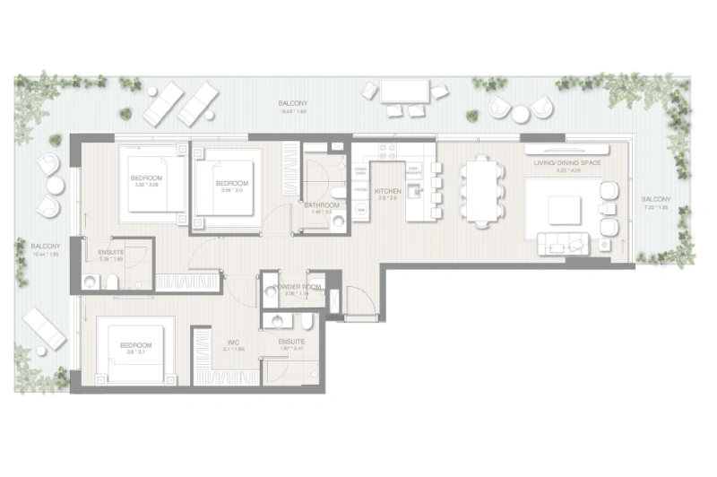 Geräumige 3-Zimmer-Wohnung mit atemberaubendem Panoramablick vom Balkon
