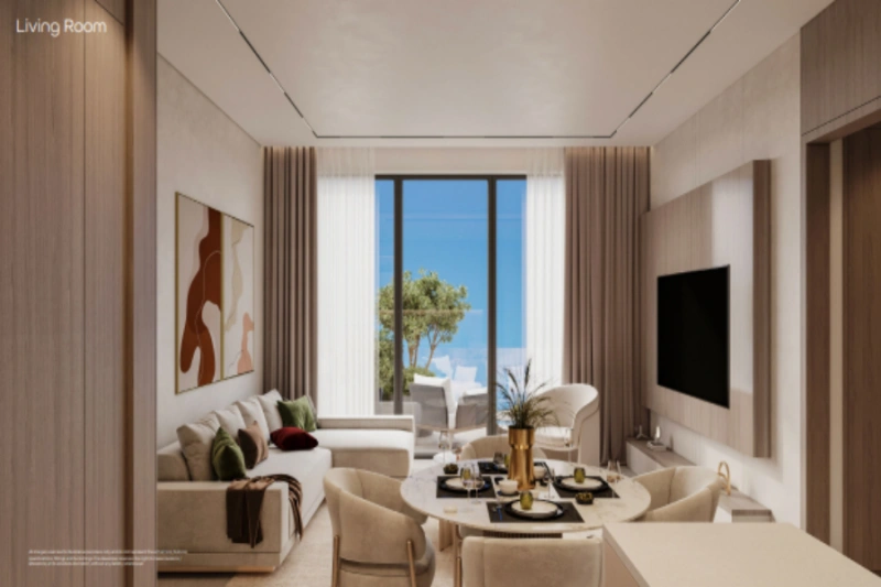 Appartement élégant de deux chambres au design moderne