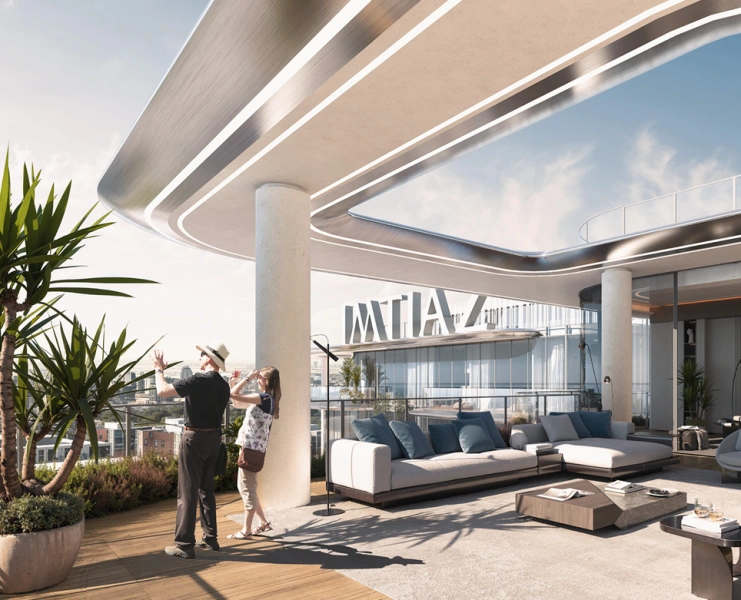 Exklusives Luxus-Penthouse mit 3 Schlafzimmern direkt am Strand & Zugang zum Meer