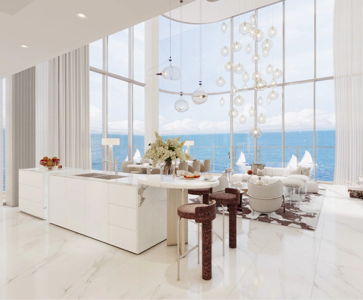 Exklusives Luxus-Penthouse mit 3 Schlafzimmern direkt am Strand & Zugang zum Meer