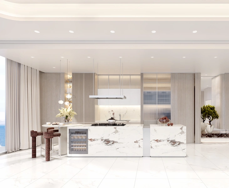 Exklusives Luxus-Penthouse mit 3 Schlafzimmern direkt am Strand & Zugang zum Meer