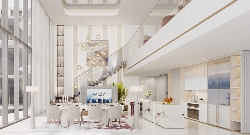 Exklusives Luxus-Penthouse mit 3 Schlafzimmern direkt am Strand & Zugang zum Meer