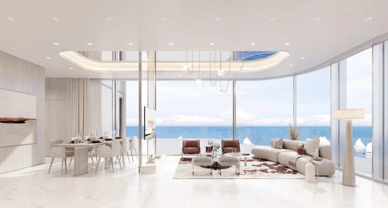 Exklusives Luxus-Penthouse mit 3 Schlafzimmern direkt am Strand & Zugang zum Meer