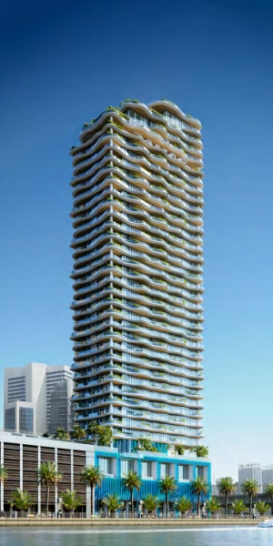 Exklusives 2-Zimmer-Apartment mit Kanalblick im Chic Tower, Business Bay!