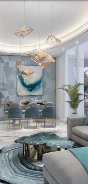 Exklusives 2-Zimmer-Apartment mit Kanalblick im Chic Tower, Business Bay!