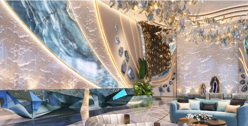 Exklusives 2-Zimmer-Apartment mit Kanalblick im Chic Tower, Business Bay!