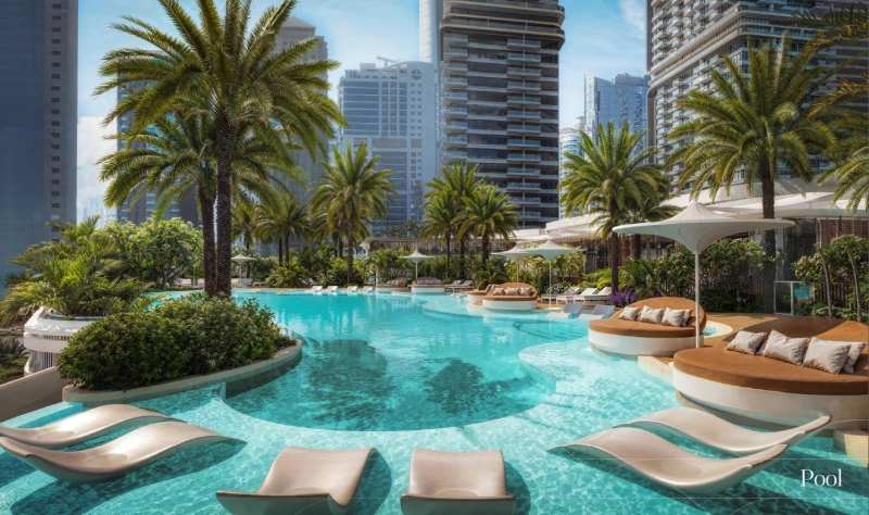 Luxuriöses Apartment mit 1 Schlafzimmer und großartigen Annehmlichkeiten