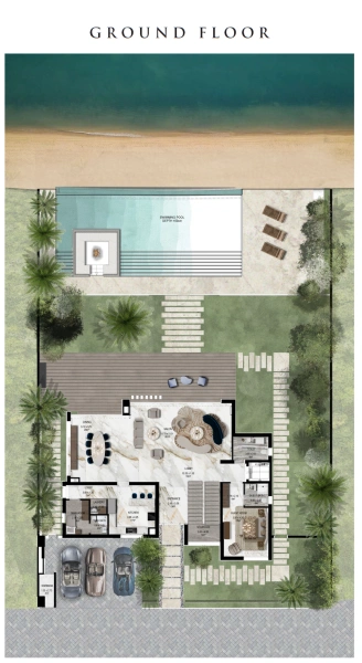 Luxuriöse Villa mit 6 Schlafzimmern, Hausmädchenzimmer, angrenzendem Bad und riesigem Saloon!