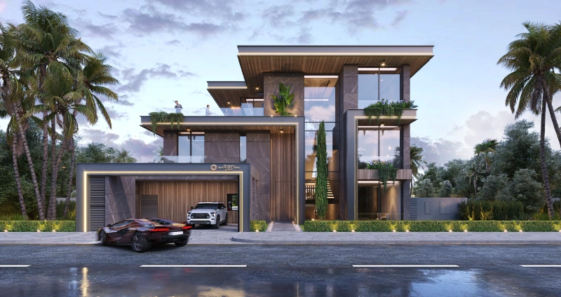 Luxuriöse Villa mit 6 Schlafzimmern, Hausmädchenzimmer, angrenzendem Bad und riesigem Saloon!