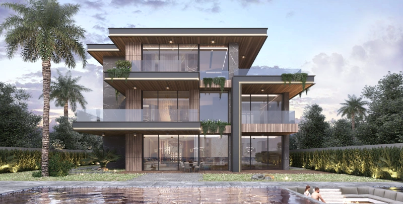 Luxuriöse Villa mit 6 Schlafzimmern, Hausmädchenzimmer, angrenzendem Bad und riesigem Saloon!