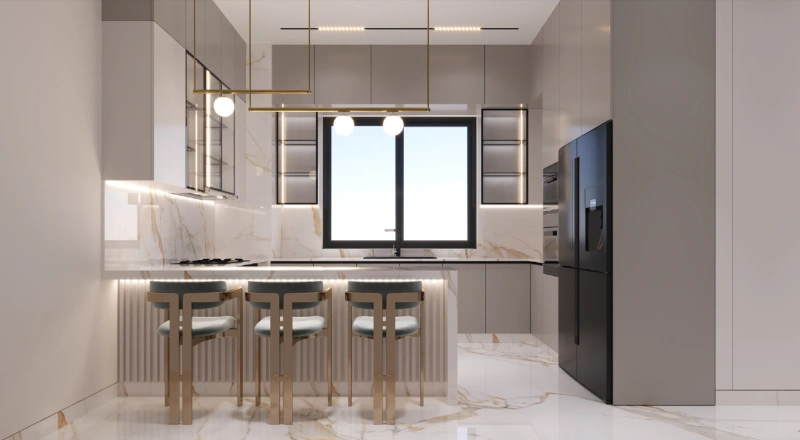 Luxuriöse Villa mit 6 Schlafzimmern, Hausmädchenzimmer, angrenzendem Bad und riesigem Saloon!