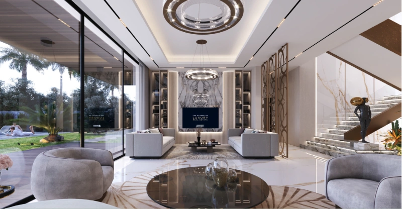 Luxuriöse Villa mit 6 Schlafzimmern, Hausmädchenzimmer, angrenzendem Bad und riesigem Saloon!