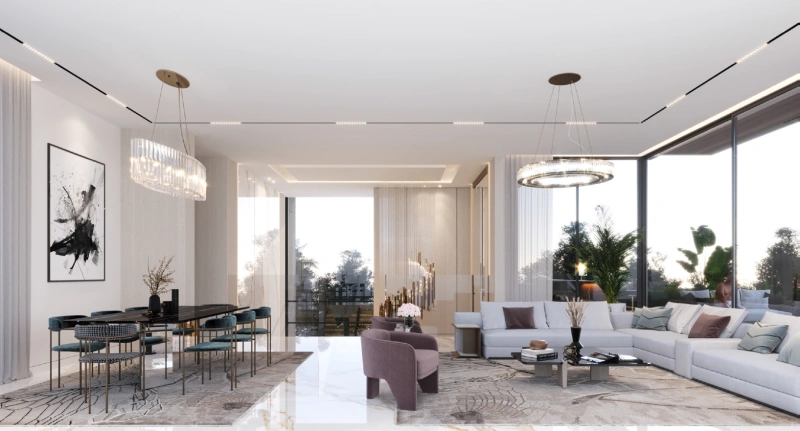 Luxuriöse Villa mit 6 Schlafzimmern, Hausmädchenzimmer, angrenzendem Bad und riesigem Saloon!