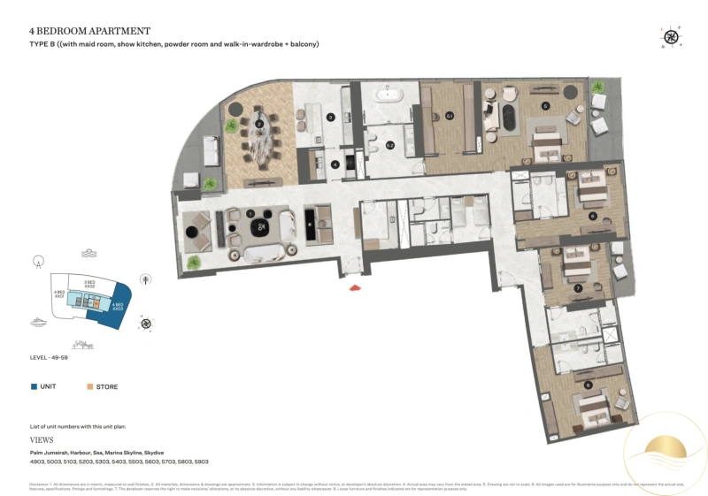 Penthouse mit 6 Zimmern in limitierter Auflage für luxuriöses Wohnen!!