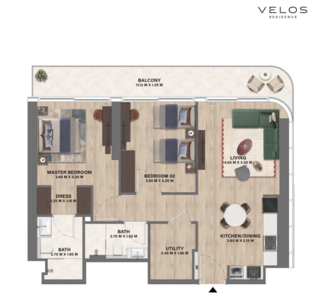 Gemütliche 2-Zimmer-Wohnung mit tollen Annehmlichkeiten!