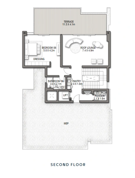 Exklusive 6-Zimmer Luxuswohnung mit direktem Strandzugang und 3 Etagen