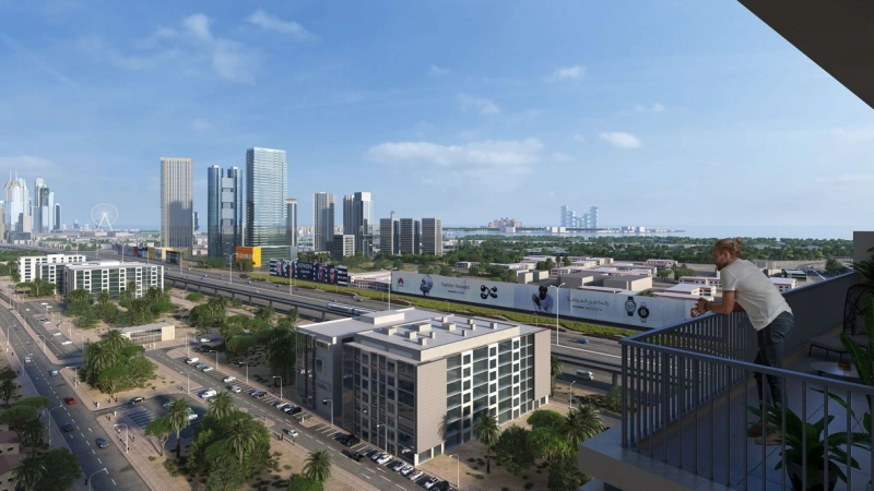 Luxuriöse 3-Zimmer Wohnung mit Marriott Hotel Residence und Maids Room