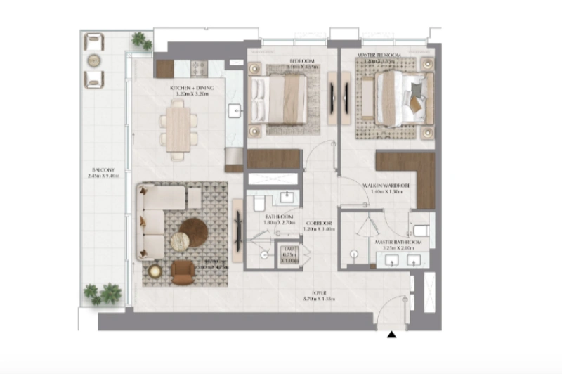 Gemütliches 2-Zimmer-Apartment mit atemberaubendem Panoramablick!