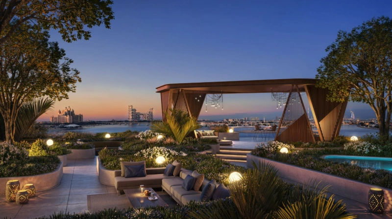 Luxuriöses Apartment mit 1 Schlafzimmer und Balkon, privatem Pool und Blick auf das Meer